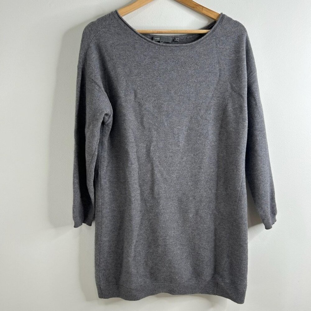 Vince Sweater Womens Small Wool Angora Blend Long Sleeve Pullover‎ Tunic Cozy